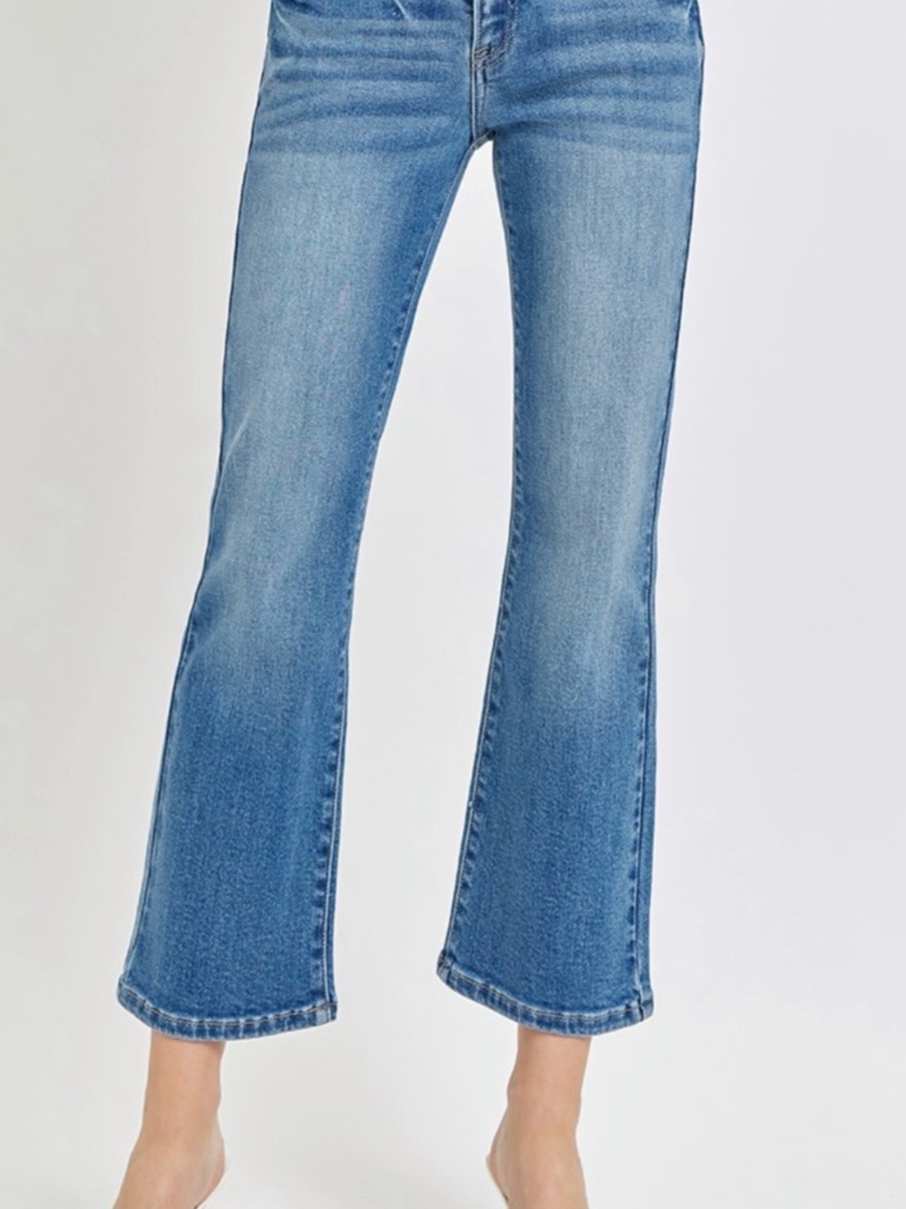 Risen Women's Light Blue Flared Jeans